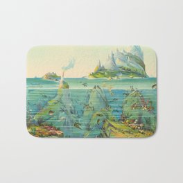 Nature in Descending Regions Vintage Illustration by Levi Walter Yaggy 1887 Underwater Sea Animals Bath Mat | Toddler Nursery Boy, Exhibition Of Museum, College Room Decor, Old Artwork Pictures, Creature Map Kids, Trendy Bedroom Photo, Vsco Colorful Color, Minimal And Abstract, Neutral Indie Hygge, Beautiful Modern Art 
