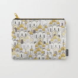 golden Russian cathedral church pattern Carry-All Pouch