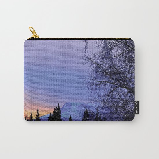 Chugach Mts Serenity Sunrise - I Carry-All Pouch