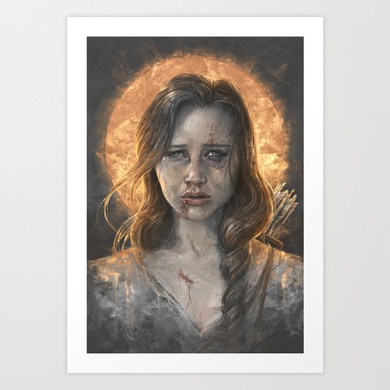 Katniss Art Print