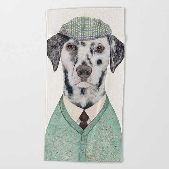 Dalmatian Mint Beach Towel
