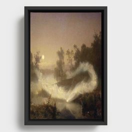 “Dancing Fairies” by August Malmstrom (1866) Framed Canvas