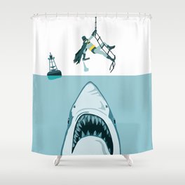 Batshark Shower Curtain