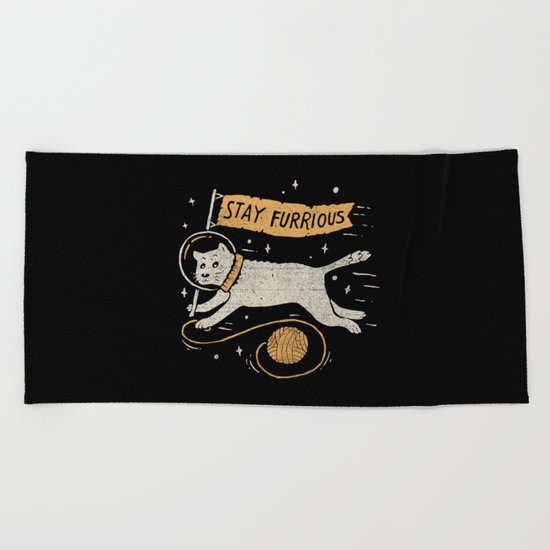 Stay Furrious Beach Towel