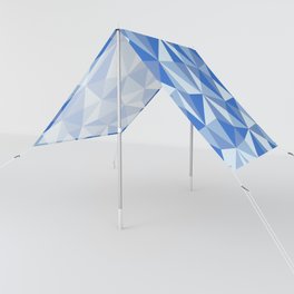 Blue Triangle Pattern Sun Shade