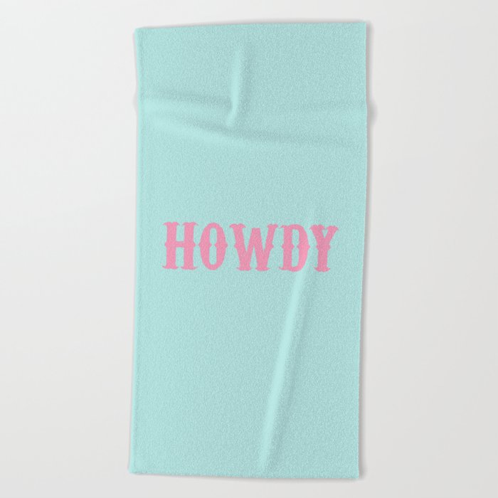 HOWDY Beach Towel