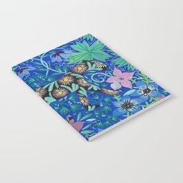 panthère noire fleurie Notebook