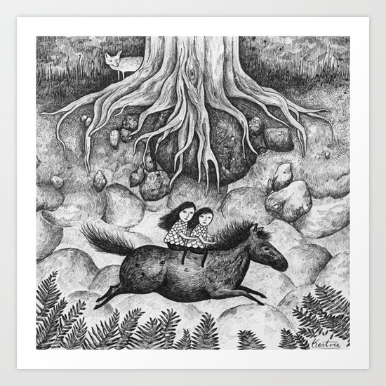 Sisters Art Print