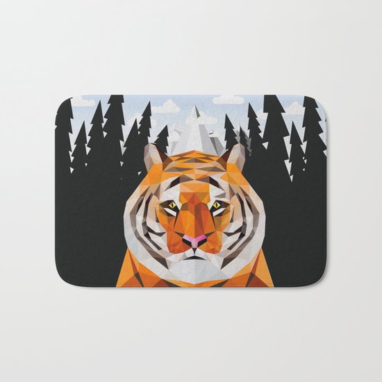 The Siberian Tiger Bath Mat
