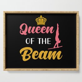 Gymnastics Gift Queen of the Beam Serving Tray