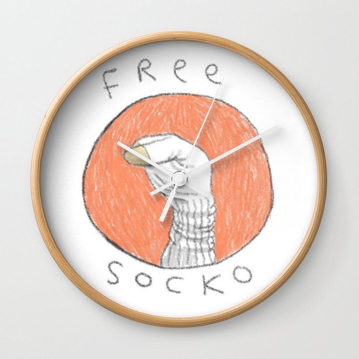 Free Socko Wall Clock