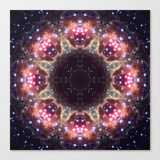 Space Mandala no6 Canvas Print