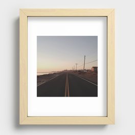 Block Island Sunrise Recessed Framed Print