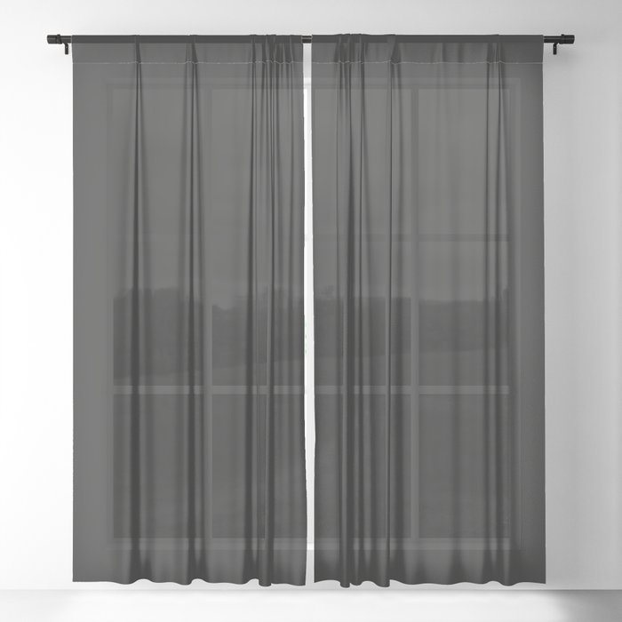 Obsidian Sheer Curtain