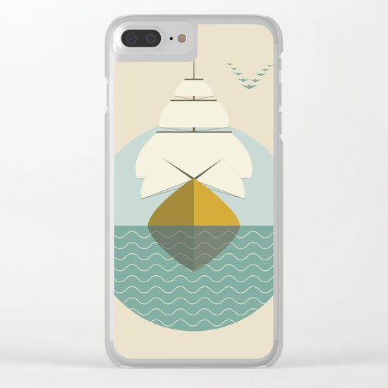 Sailboat Clear iPhone Case