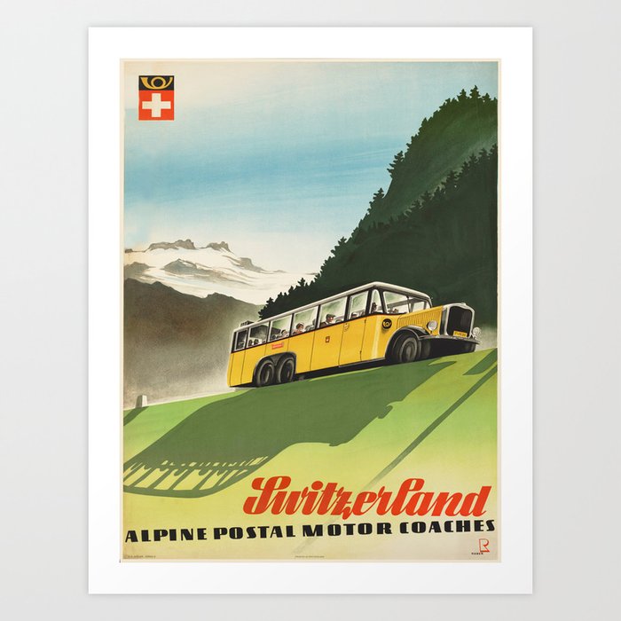 Vintage poster - Switzerland Art Print