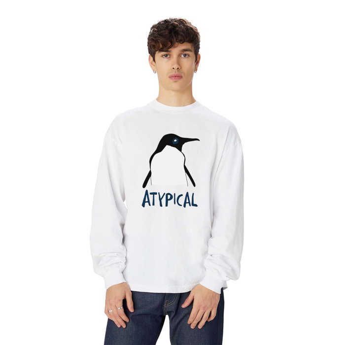 Atypical penguin Long Sleeve T Shirt by Romanian Guy