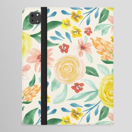 Spring Into Spring! In Beige iPad Folio Case