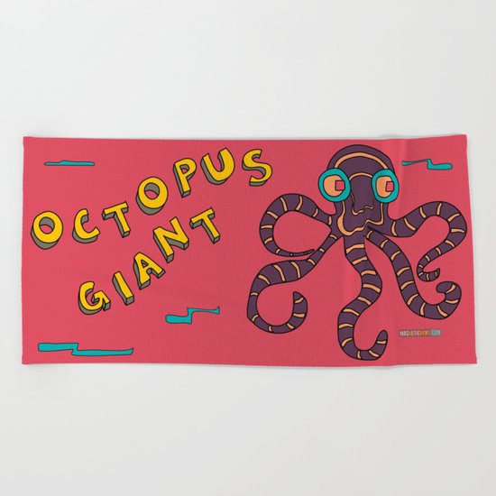 The Giant Octopus Beach Towel