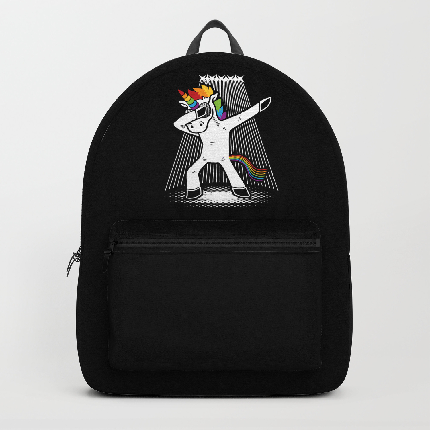 Unicorn dabbing backpack cheap