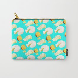 Cheese lover pattern featuring gouda, swiss, and brie Carry-All Pouch