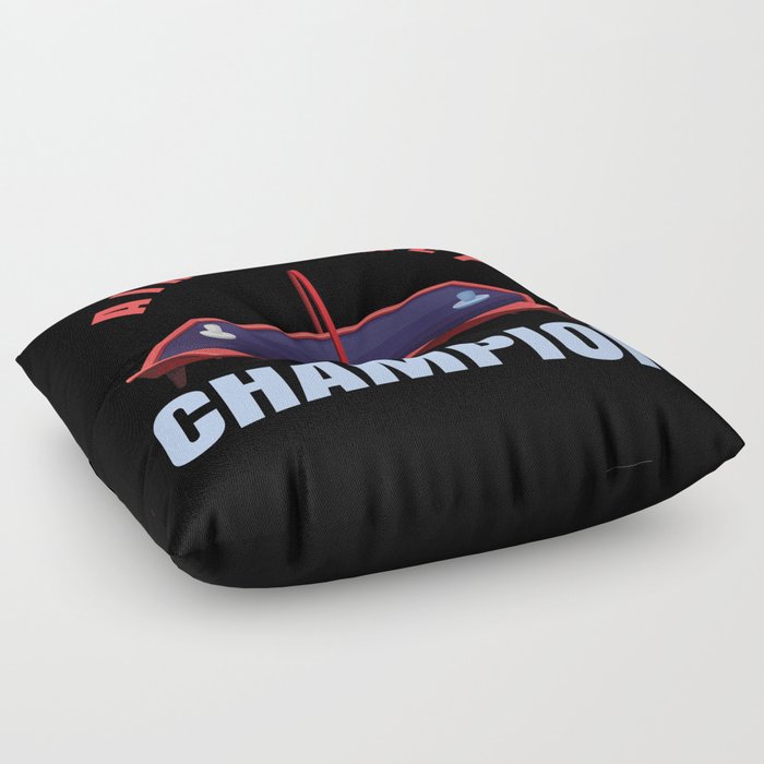 Air Hockey Champion Air-Hockey Arcade Floor Pillow