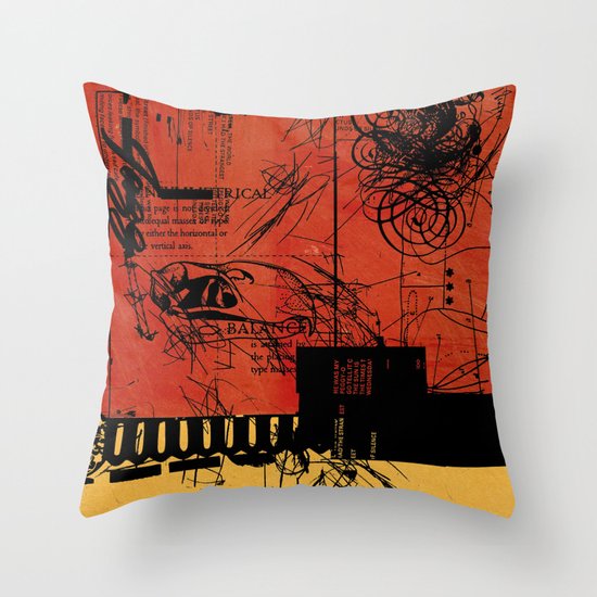 ANALOG ZINE / BETTER GIT IT IN YOUR SOUL Throw Pillow