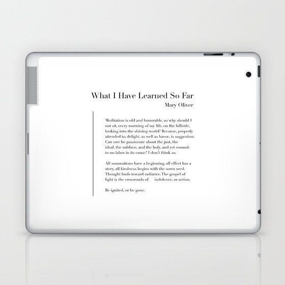 What I Have Learned So Far Laptop & iPad Skin