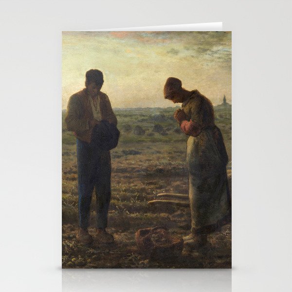The Angelus by Jean Francois Millet Stationery Cards
