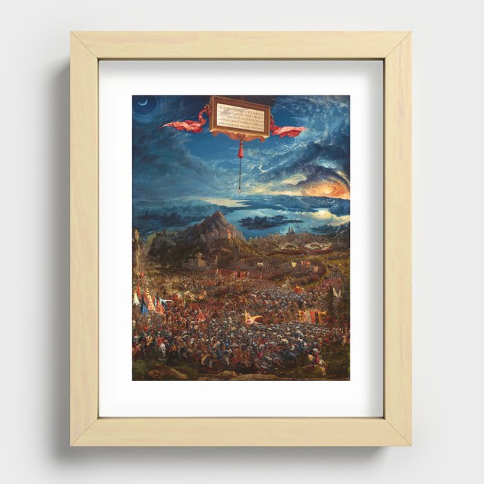 The Battle of Alexander at Issus Recessed Framed Print