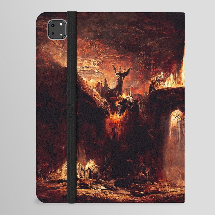 Lucifer Throne in Hell iPad Folio Case