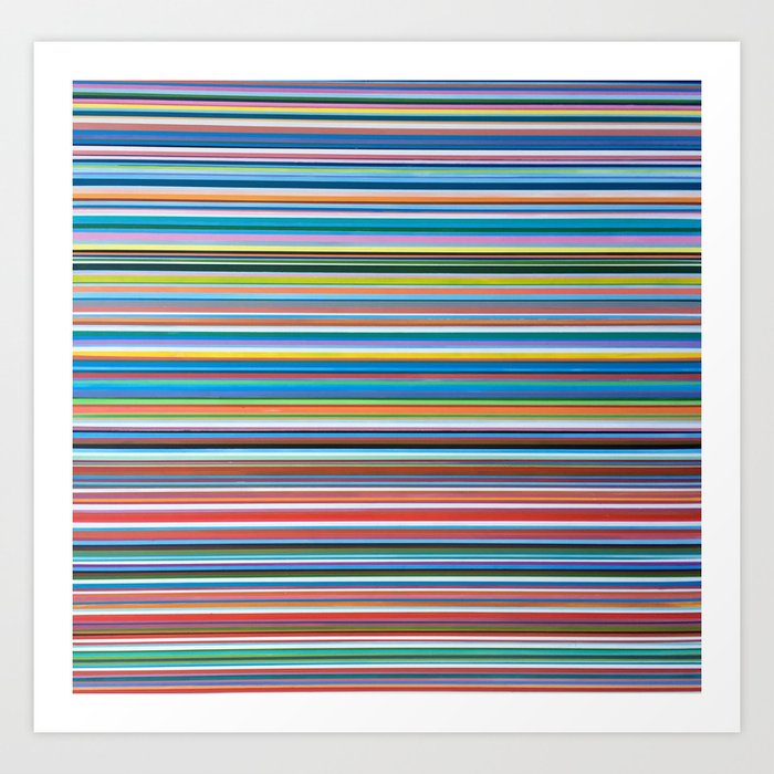Stripes 28 Art Print