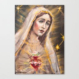 Immaculate Heart of Our Lady of Fatima Canvas Print