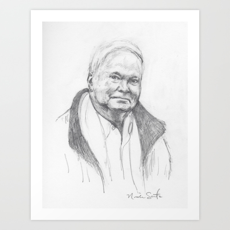 Pat Conroy Art Print By Nicoleseitz Society6