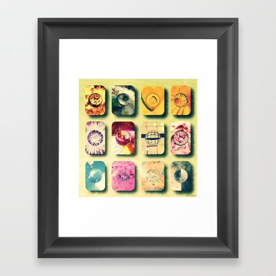 Life of the Spheres Framed Art Print