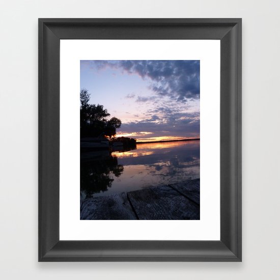 Lake Effect Framed Art Print