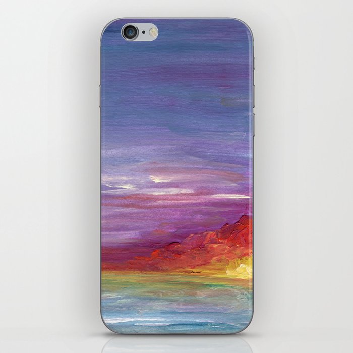 Sunset on Fire iPhone Skin