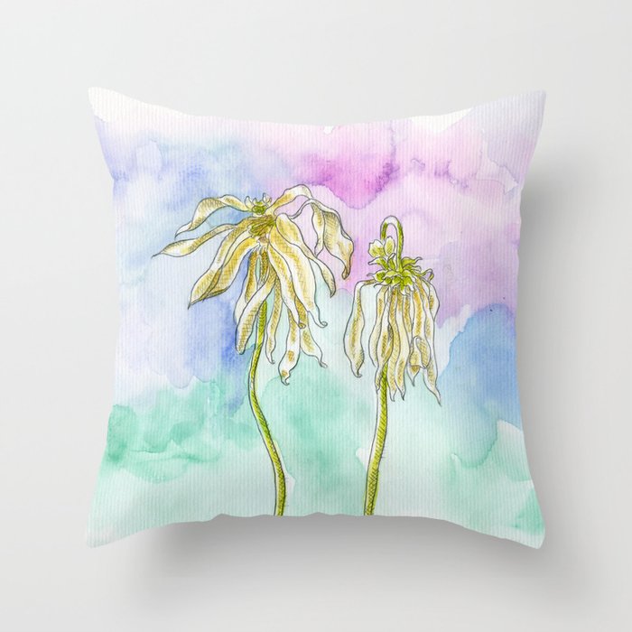 Little Pieces of Dust Throw Pillow
