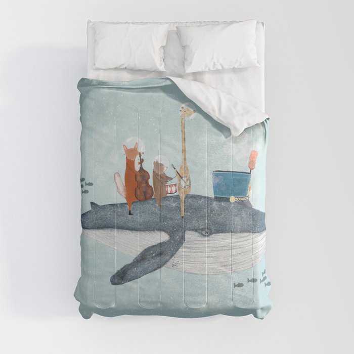 whale song Comforter