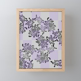 Elegant Chrysanthemum Framed Mini Art Print