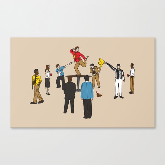Party Foul Canvas Print