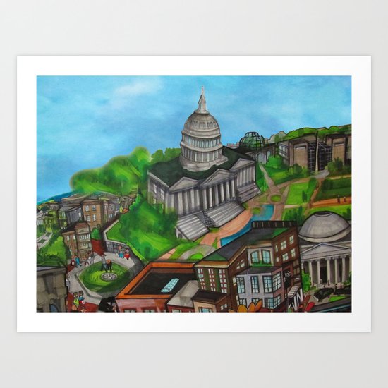 The Capitol Building - DC 2011 Art Print