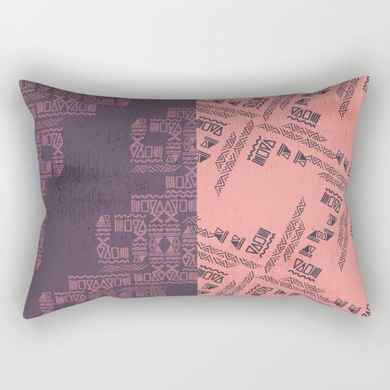Primitive Pattern Rectangular Pillow