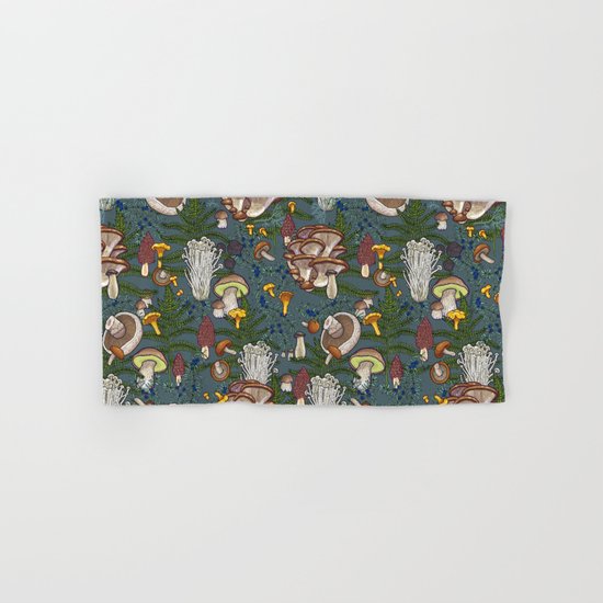 mushroom forest Hand & Bath Towel