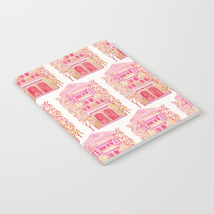 Tropical House – Pink Ombré Notebook