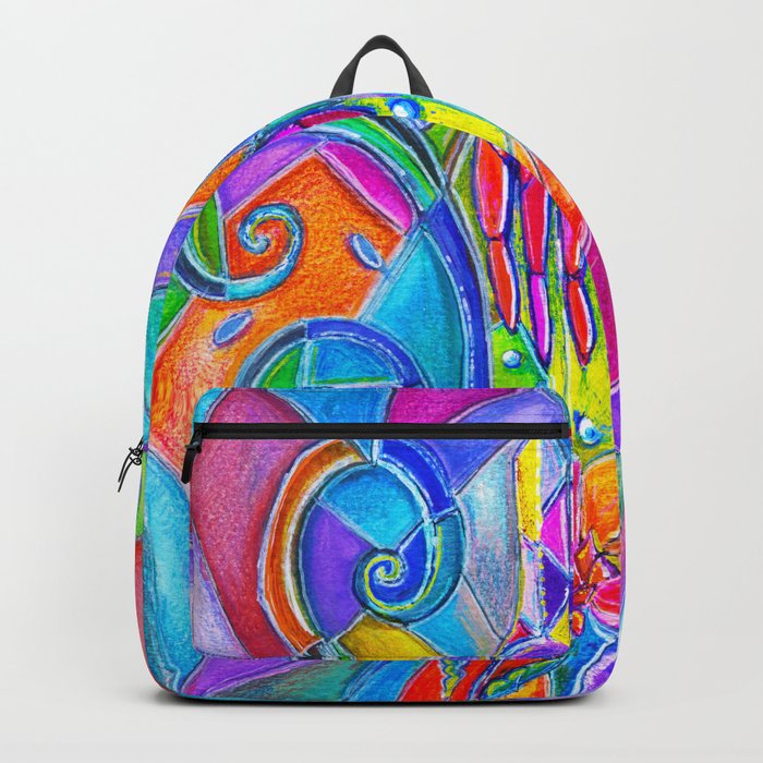Abstract Passover Greeting Backpack