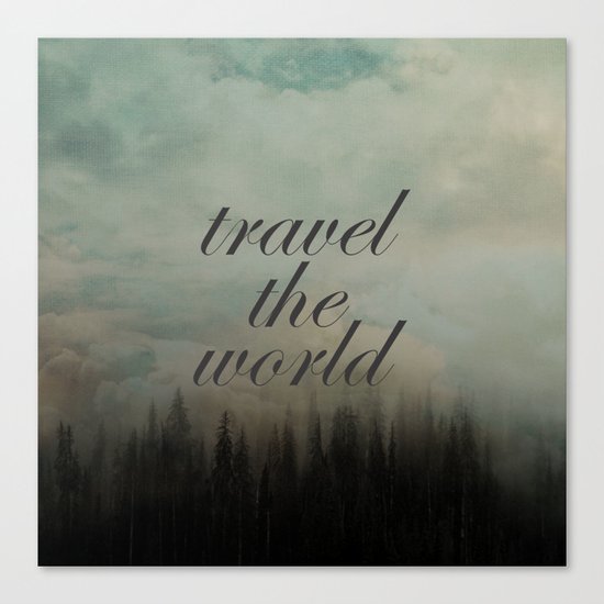 Travel the world Canvas Print