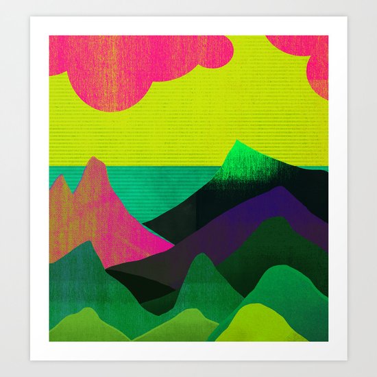 Sea View Art Print