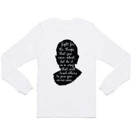 Ruth Bader Ginsburg Quote Long Sleeve T-shirt