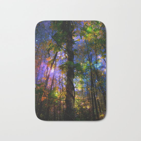 Forest of the Fairies Night Bath Mat
